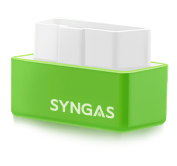 SynGas aansluiten op de OBD2-poort onder het dashboard